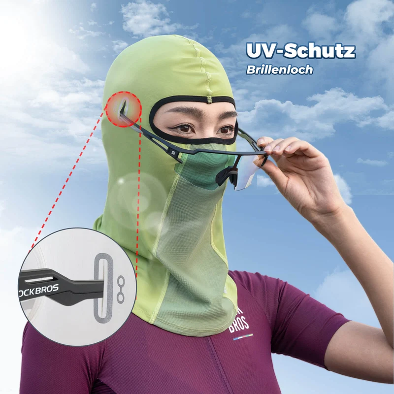 ROCKBROS Summer Sturmhaube UPF40+ Балаклава Gesichtsmaske Schnelltrocknend