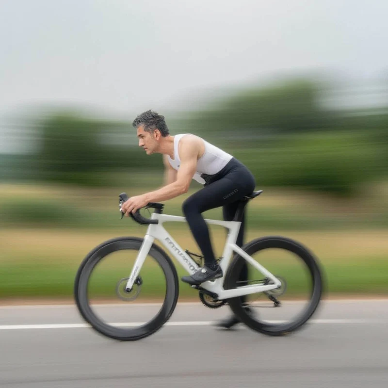 ДАРОГА ДА НЕБА Herren Fahrrad Trägerhose Lang Gepolstert