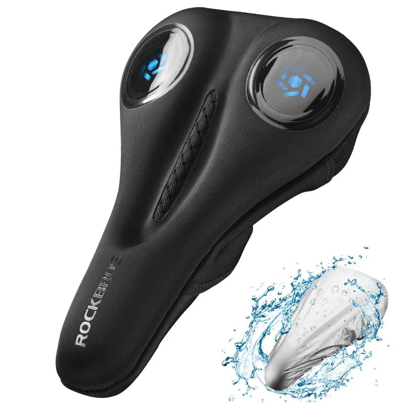 ROCKBROS Fahrrad Sattelbezug Gel Sattel Überzug Zwart