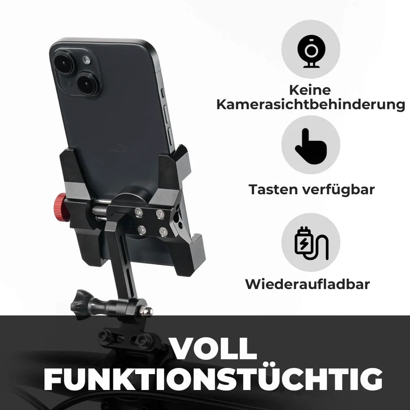 Fahrrad Handyhalterung 180° Drehbar voor Handy 4.7~7.09"