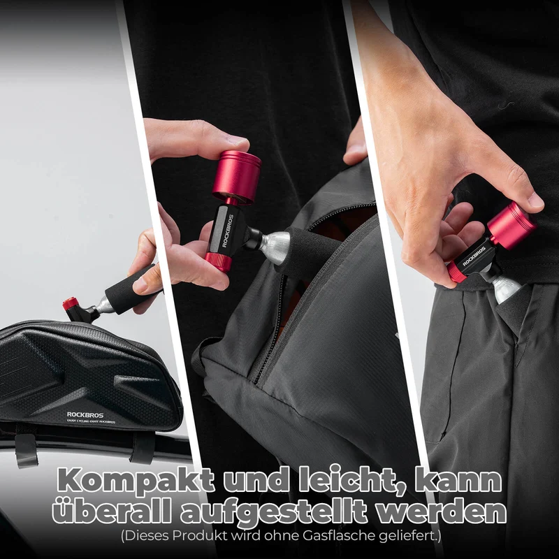 CO2 Fahrradpumpe Minipumpe для Presta & Schrader Ventile