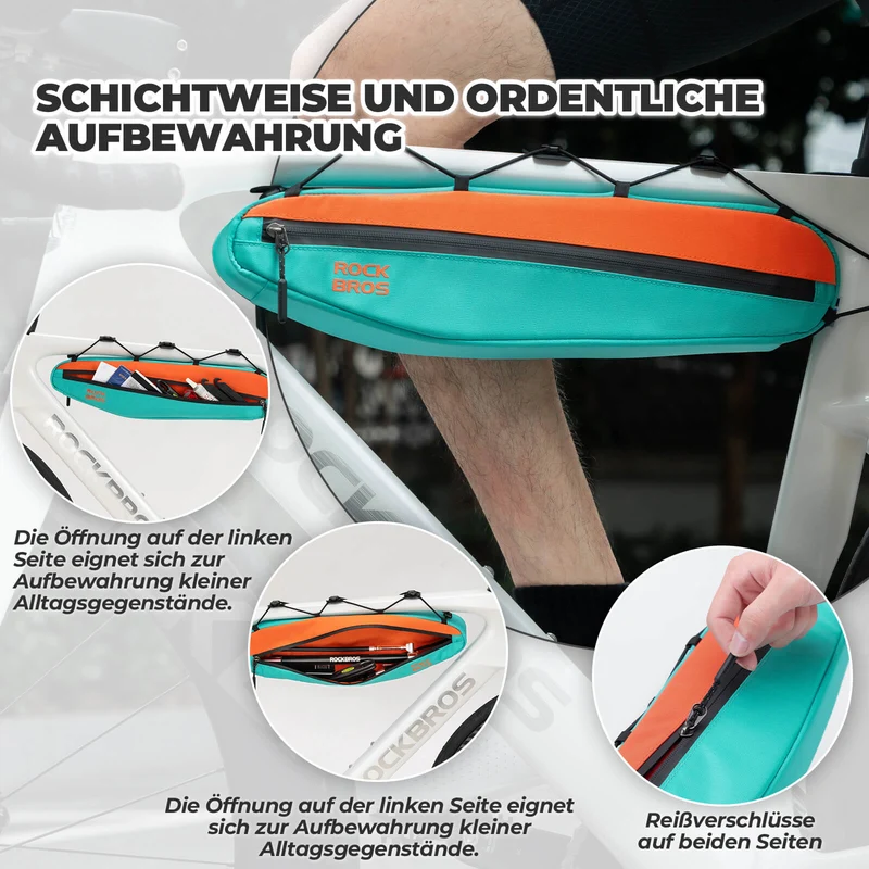 Fahrrad Rahmentasche Driecktasche 44cm 1,4L