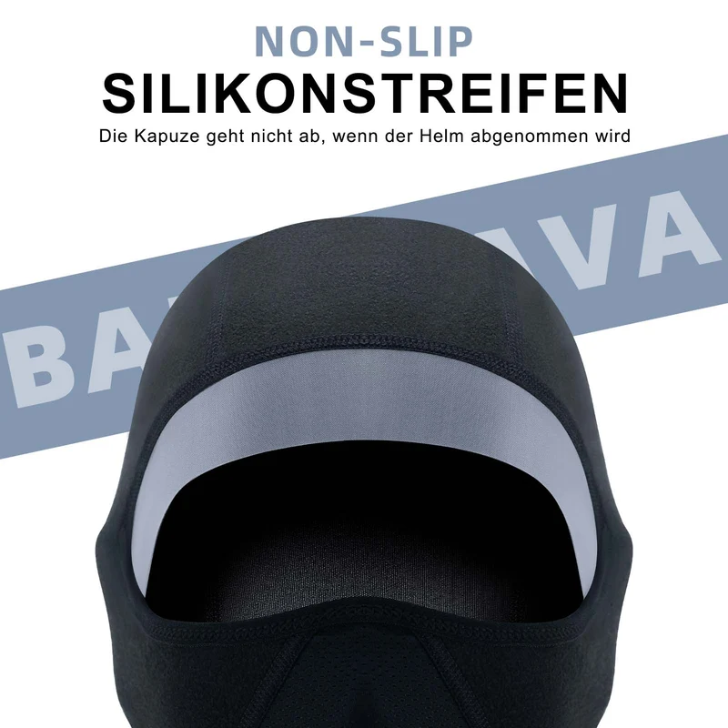 ROCKBROS Sturmhaube Bivakmuts Herbst Winterskimasker Atmungsaktiv Gesichtshaube