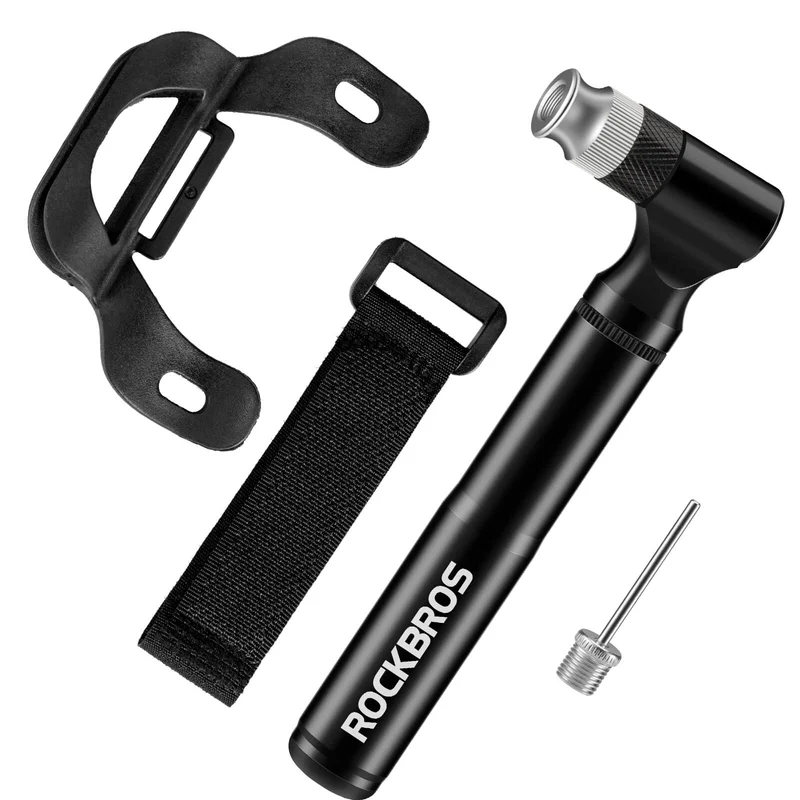 Fahrradpomp 130PSI Tragbar met Halterung Presta & Schrader Ventile