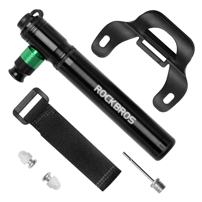 ROCKBROS CO2 Fahrradpumpe 110 PSI Алюмініевы мініпомпа Schwarz