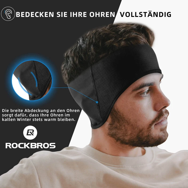 ROCKBROS Winter Thermo Radfahren Ohrwärmer Roerbanden voor mannenfrauen