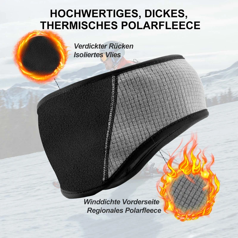 ROCKBROS Winter Thermo Radfahren Ohrwärmer Roerbanden voor mannenfrauen