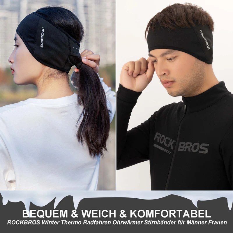 ROCKBROS Winter Thermo Radfahren Ohrwärmer Roerbanden voor mannenfrauen