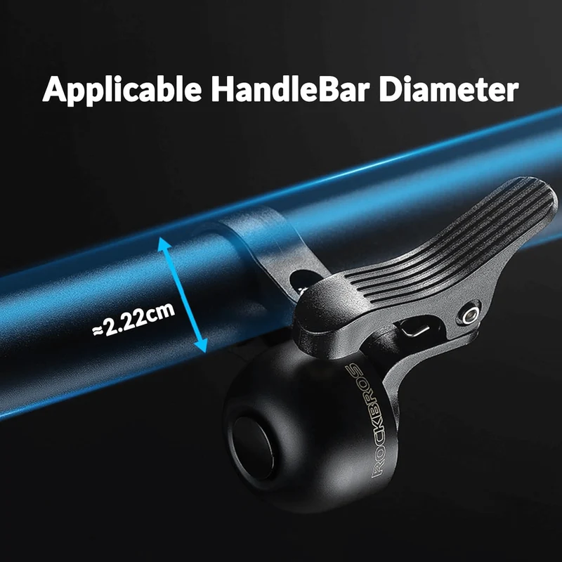 Rennrad Fahrradklingel 100dB für gebogene Lenker 22,2mm