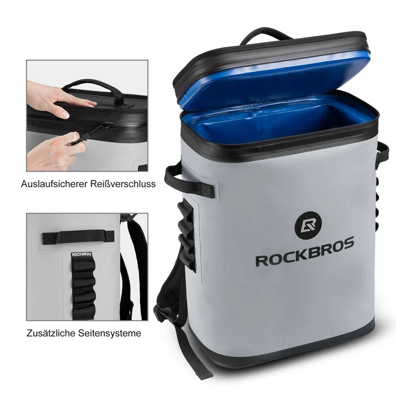 Заплечнік ROCKBROS Kühltasche wasserdicht 20L Isolierte Lunchtasche