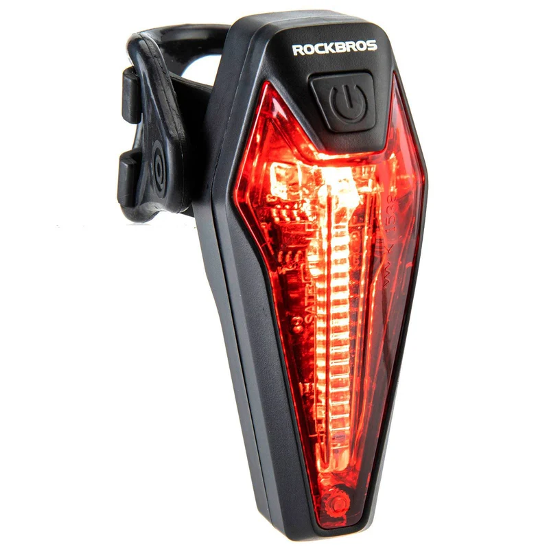 ROCKBROS LED-hinten Fahrradlicht Aufladbarer IPX5 Wasserdicht