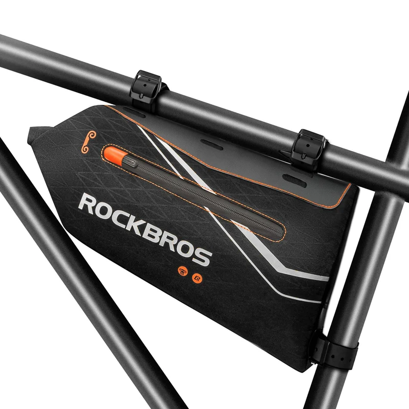 ROCKBROS Fahrrad Rahmentasche wasserdichte Dreiecktasche 3,5L Шварц