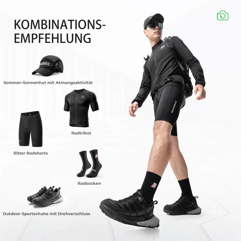 Herren Leichte Fahrradjacke Atmungsaktiv Frühling/Sommer