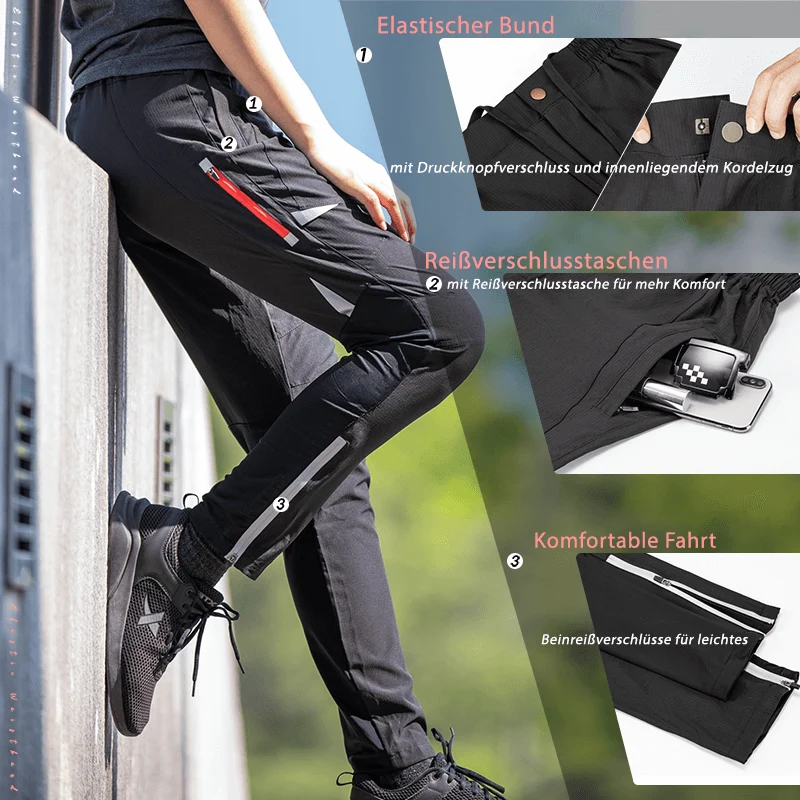 ROCKBROS Heren Radlerhose Atmungsaktiv Lang Fahrradhose M-4XL