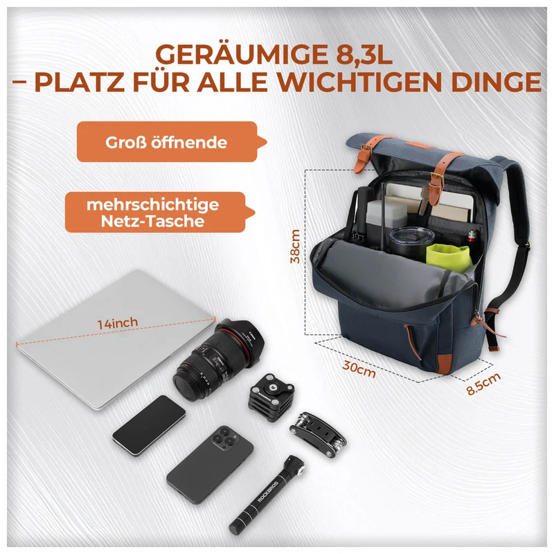 Заплечнік Fahrradtasche Lenkertasche für Brompton 7.7 л+0.6 л