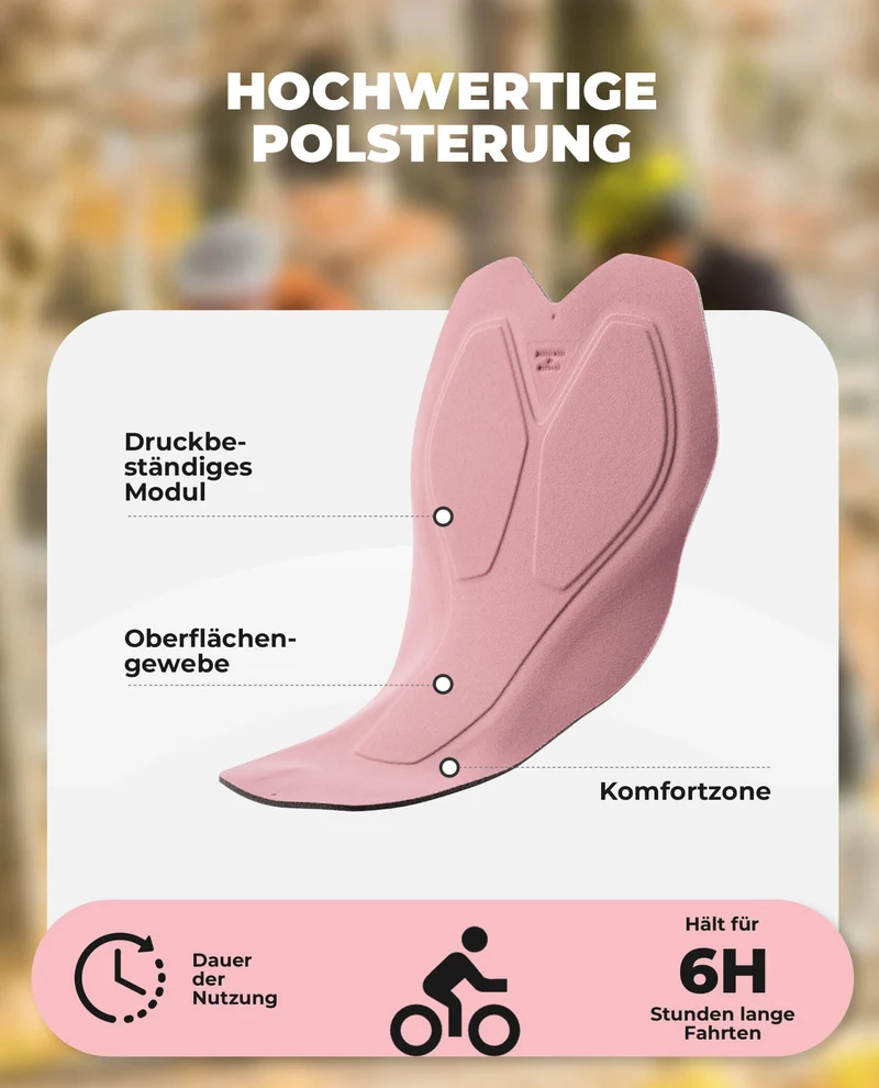 ROCKBROS Fahrradhose voor Damen Kurz Trägerhosen Atmungsaktive