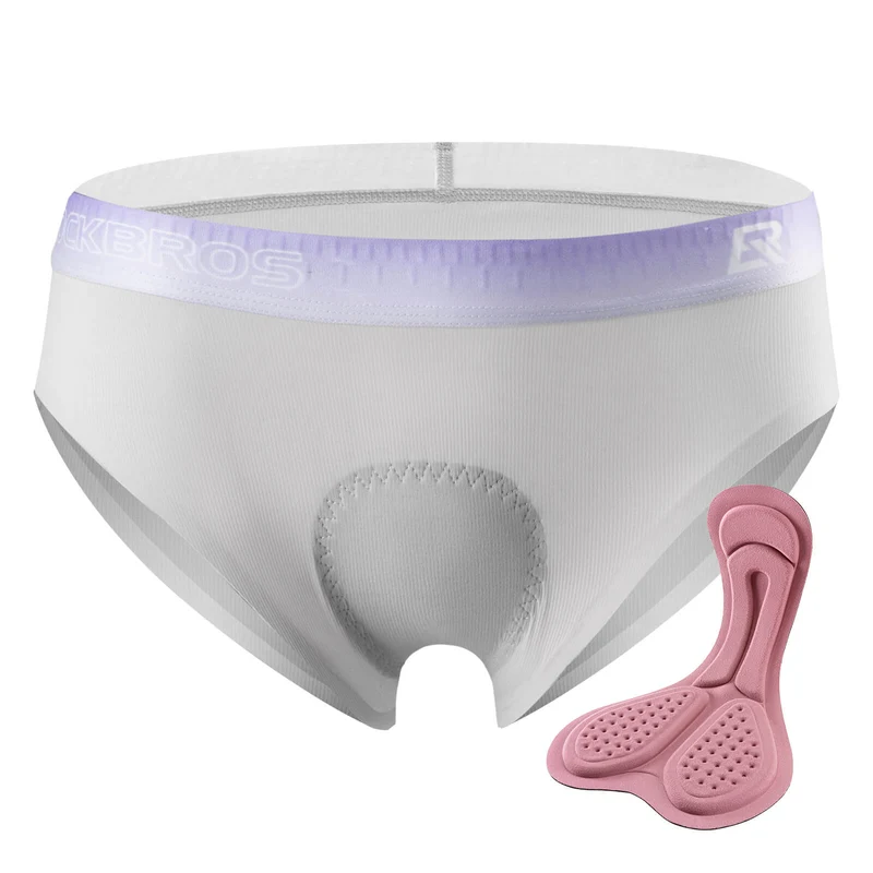 ROCKBROS Damen Radunterhose Atmungsaktive 4D Gepolsterde Radlerhose Elastisch