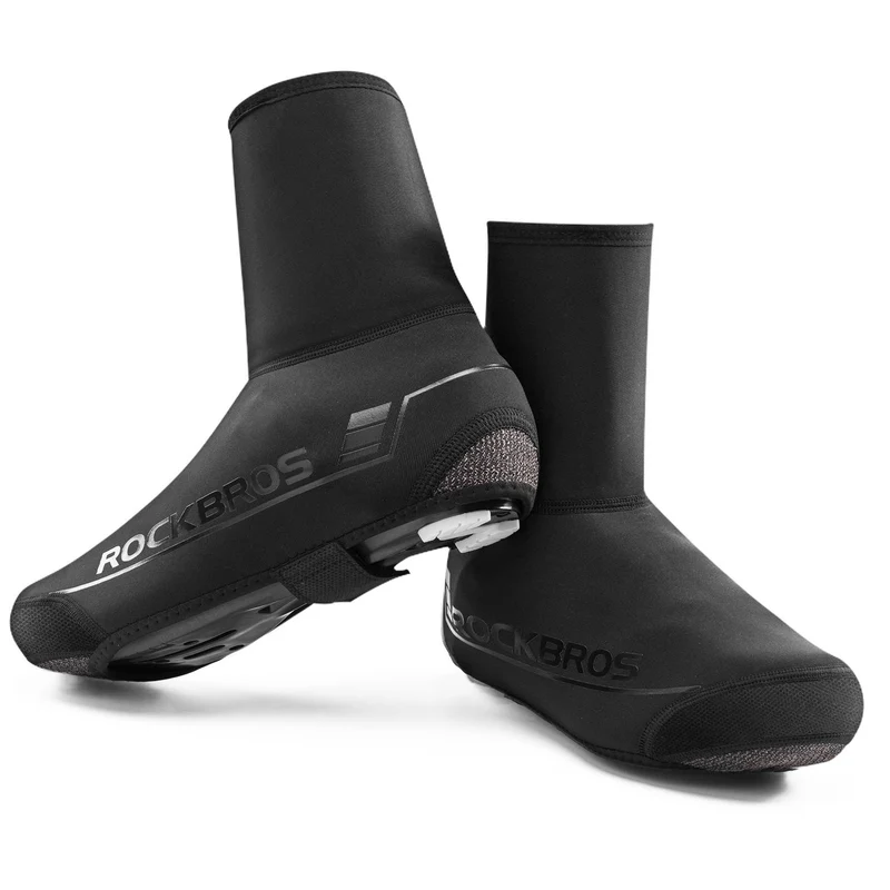ROCKBROS Fahrrad Überschuhe Зімовы цёплы Überzieher für Radsport Schwarz