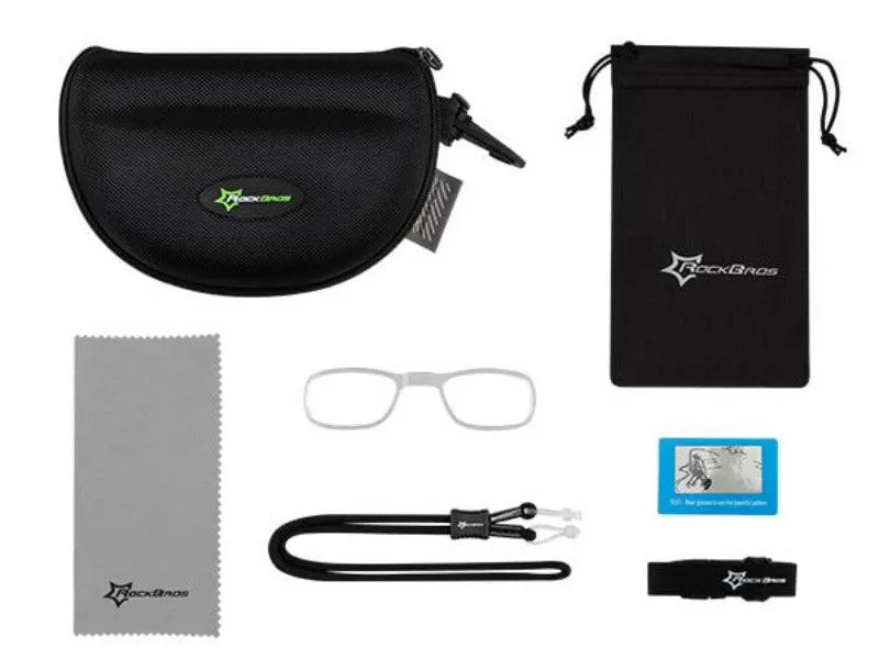 ROCKBROS Fahrradbrille polarisierte Sonnenbrille met 5 Wechselgläsern