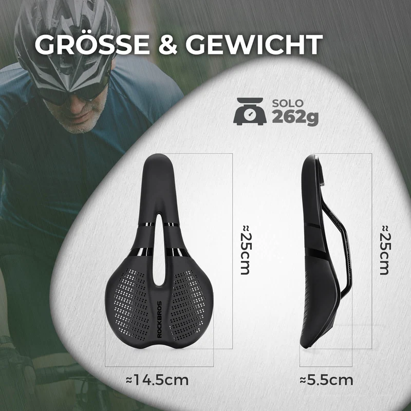 Fahrradsattel Bequem Memory Foam voor Rennrad MTB