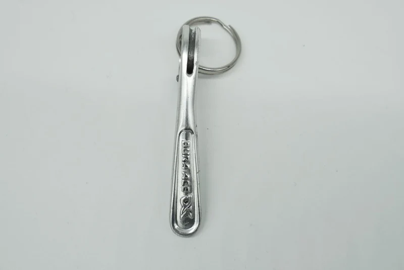 Schlüsselanhänger/Key chain with old shiftlever: DA, Shimano 600, Campagnolo...