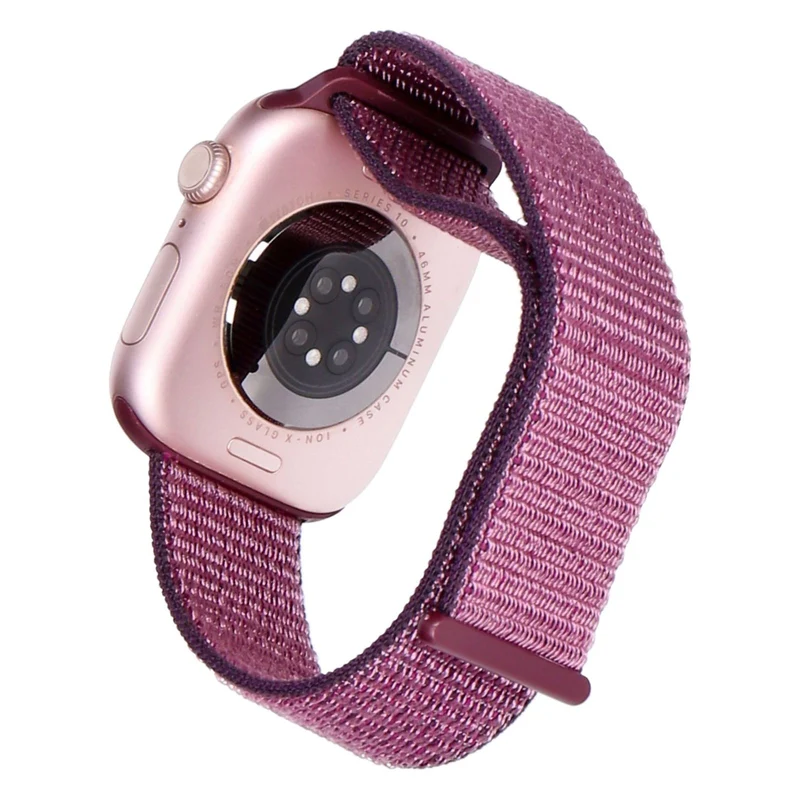 Apple Watch Series 10 GPS 46mm Roségold Aluminiumgehäuse, Sport Loop Violett