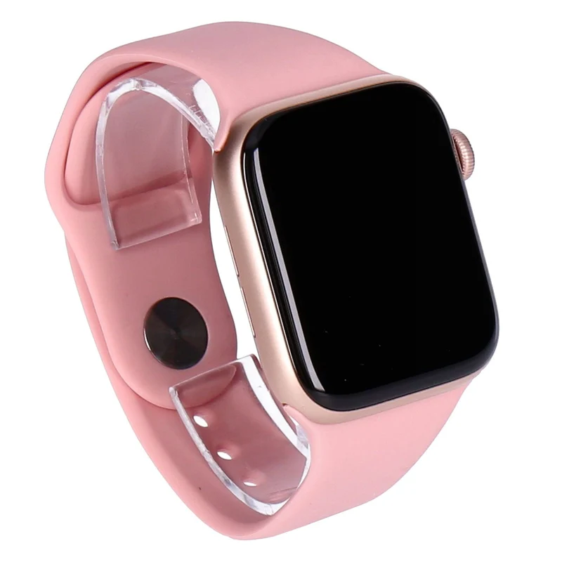 Apple Watch Series 6 44mm GPS Gold Aluminiumgehäuse mit Sportarmband Pink Sand