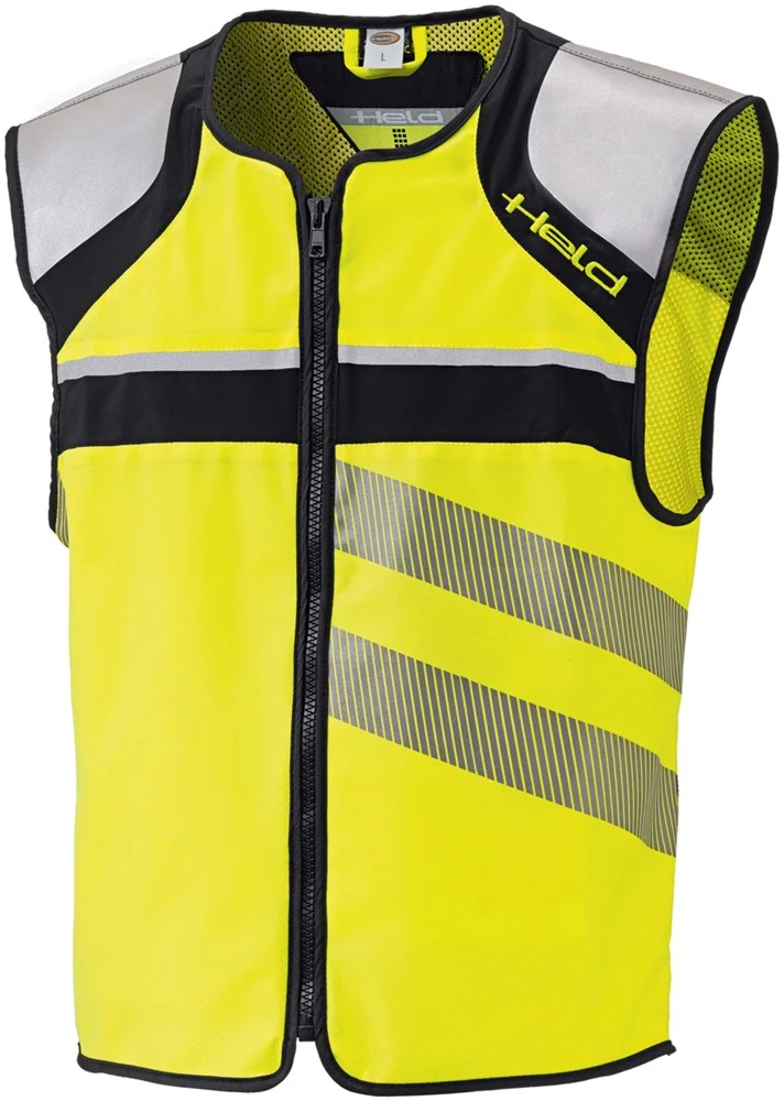 FLASHLIGHT II SAFETYWAISTCOAT BLACK-NEONYELLOW