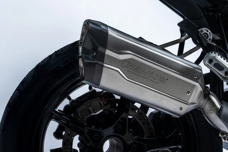 Remus 8 2.0 Rear Silencer Stainless Steel Matte â R 1300 GS Adventure