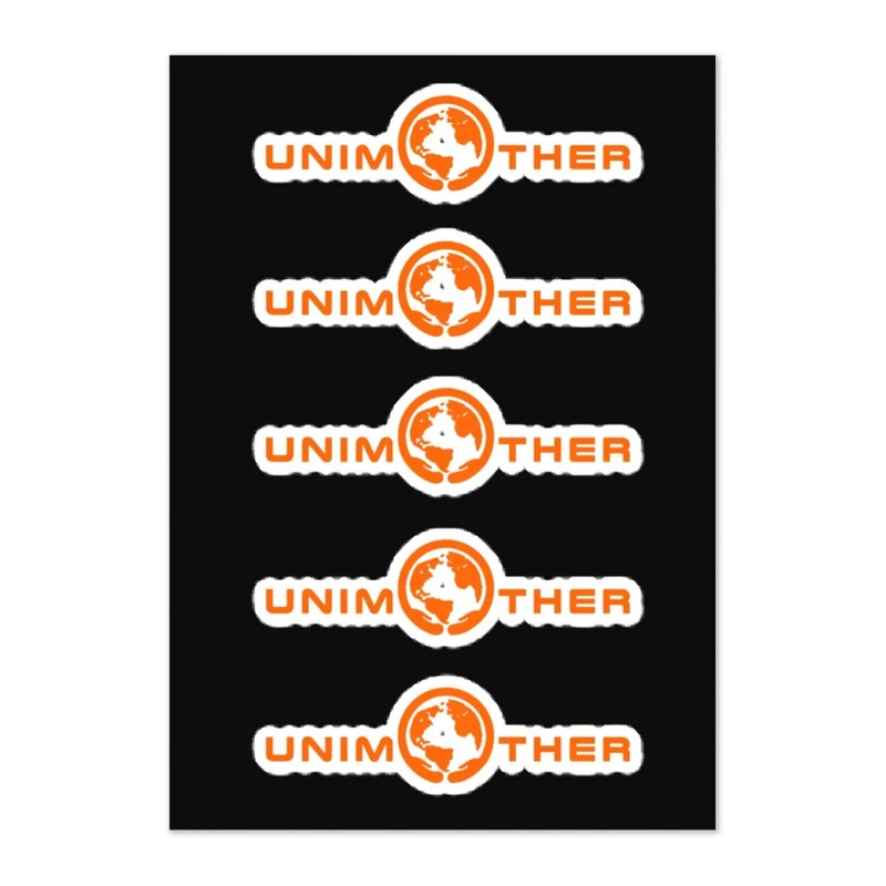 5x Unimother Stickervel
