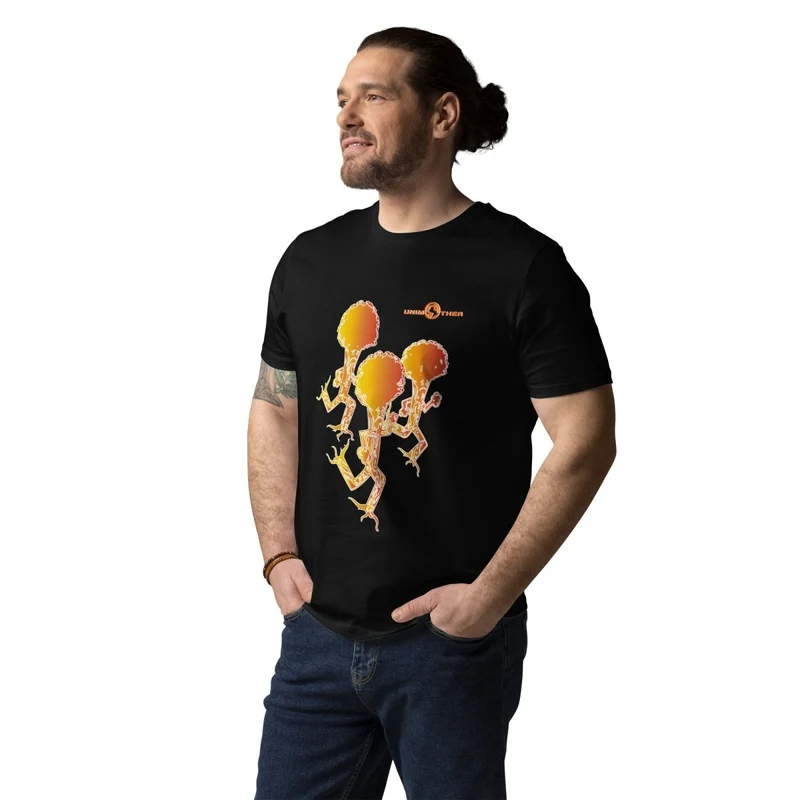 Футболка унісекс са 100% арганічнай бавоўны Run Forest