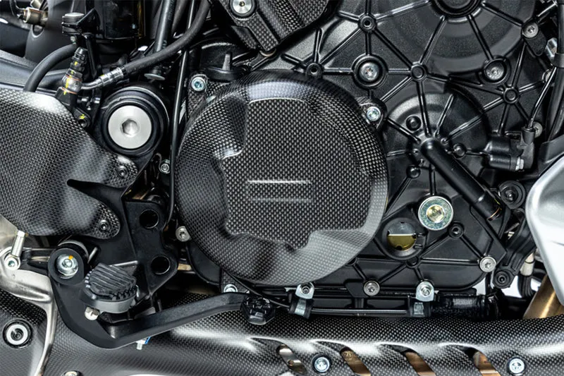 Ilmberger Clutch Cover Guard Carbon Matte â Ducati Multistrada V4