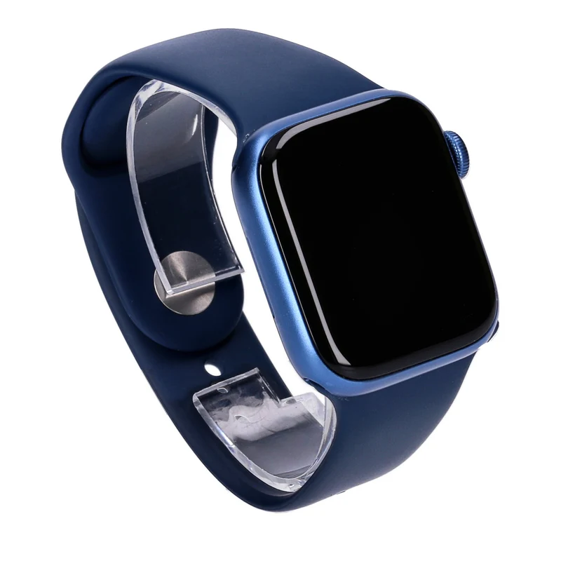 Apple Watch Series 7 41mm GPS Blau Aluminumgehäuse mit Sportarmband Blau