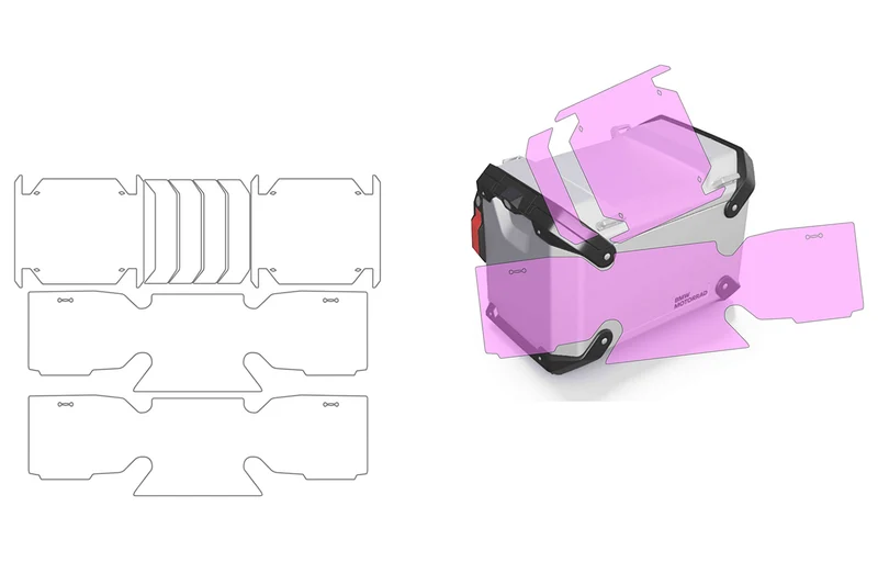 Protection Film Set for Aluminium Cases PremiumShield R 1300 GS Adventure