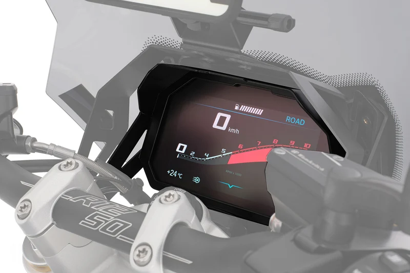 Wunderlich TFT Display Theft Protection with Integrated Anti-Glare Shield