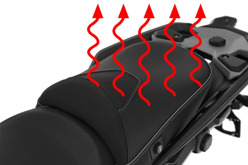 Wunderlich Passenger Seat AKTIVKOMFORT with Seat Heating Smart Plug & Play R 1300 GS