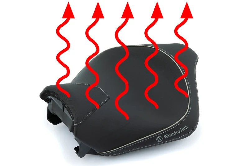 Wunderlich AKTIVKOMFORT Rider Seat with Smart Plug & Play Seat Heating R 1300 RT