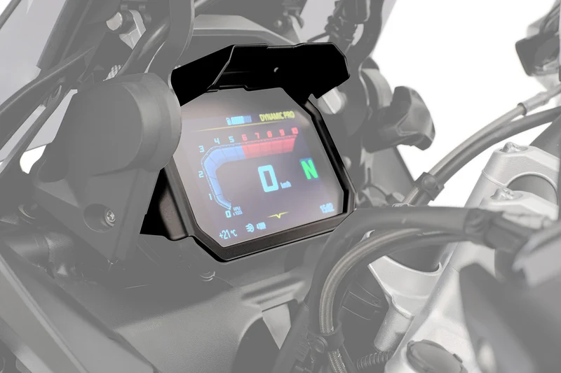 Wunderlich TFT Display Anti-Theft Protection with Integrated Sun Visor