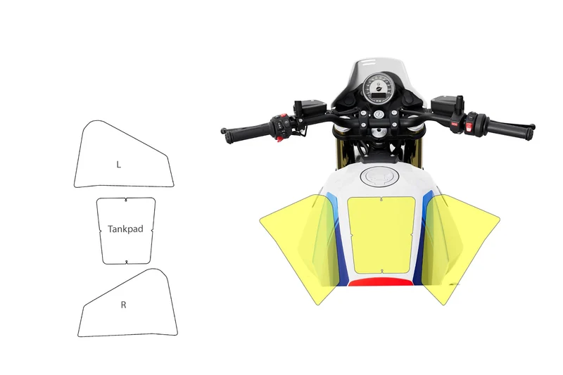 PremiumShield Paint Protection Film Tank Set â BMW R 12 G/S