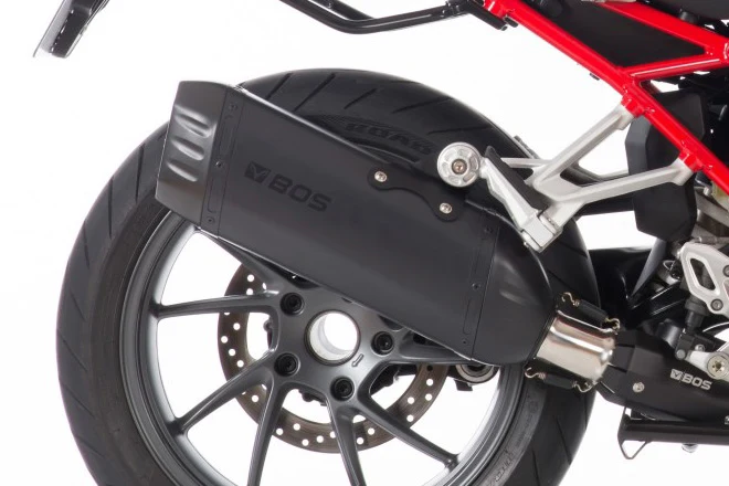 BOS Slip-On rear silencer R 1200 R/RS LC "Desert Fox" (EURO 4)