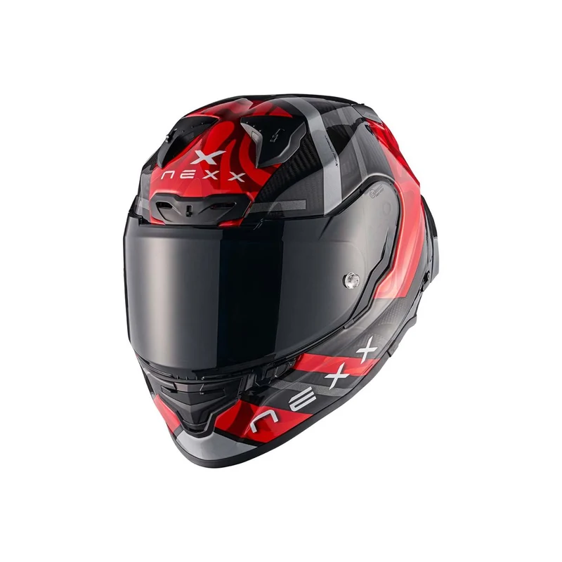 NEXX Helmet X.R3R SWIRL CARBON RED