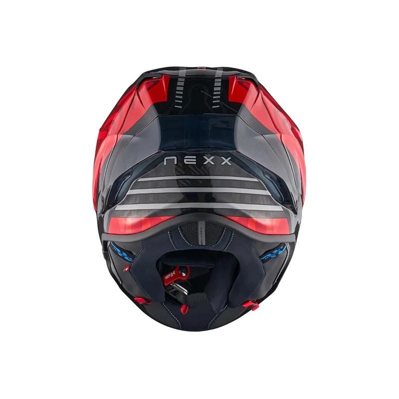 NEXX Helmet X.R3R SWIRL CARBON RED