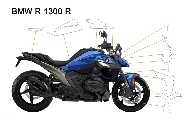 Complete paint protection set PremiumShield R 1300 R