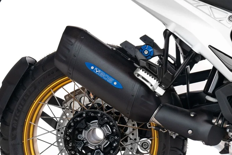 BOS Slip-On rear silencer Desert Fox Double D (EURO 5) R 1300 GS (Adventure)
