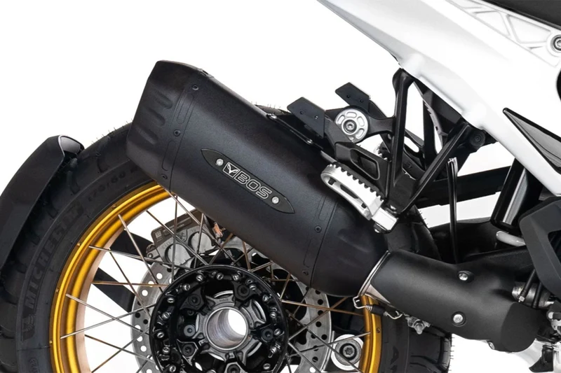 BOS Slip-On rear silencer Desert Fox Double D (EURO 5+) R 1300 GS (Adventure)