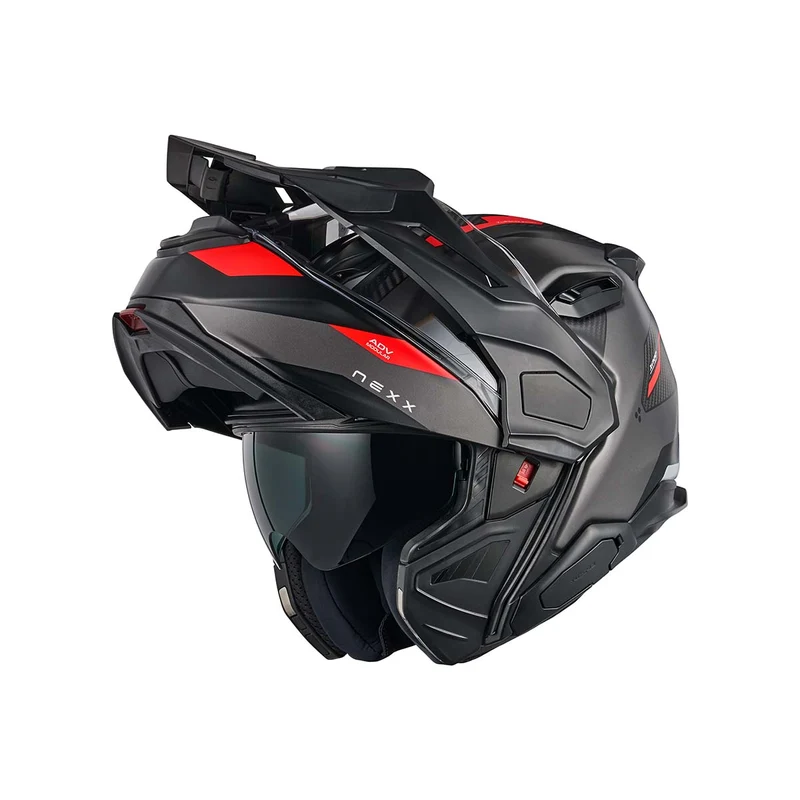 NEXX Helmet X.LFC TERRA CARBON GREY.RED