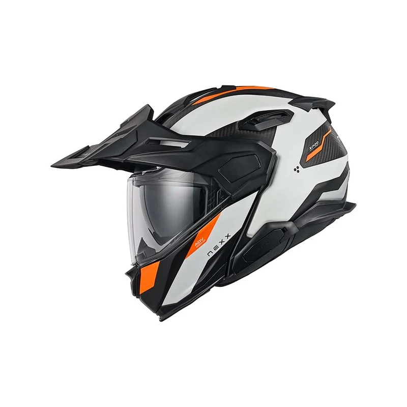 NEXX Helmet X.LFC TERRA CARBON WHITE.ORANGE