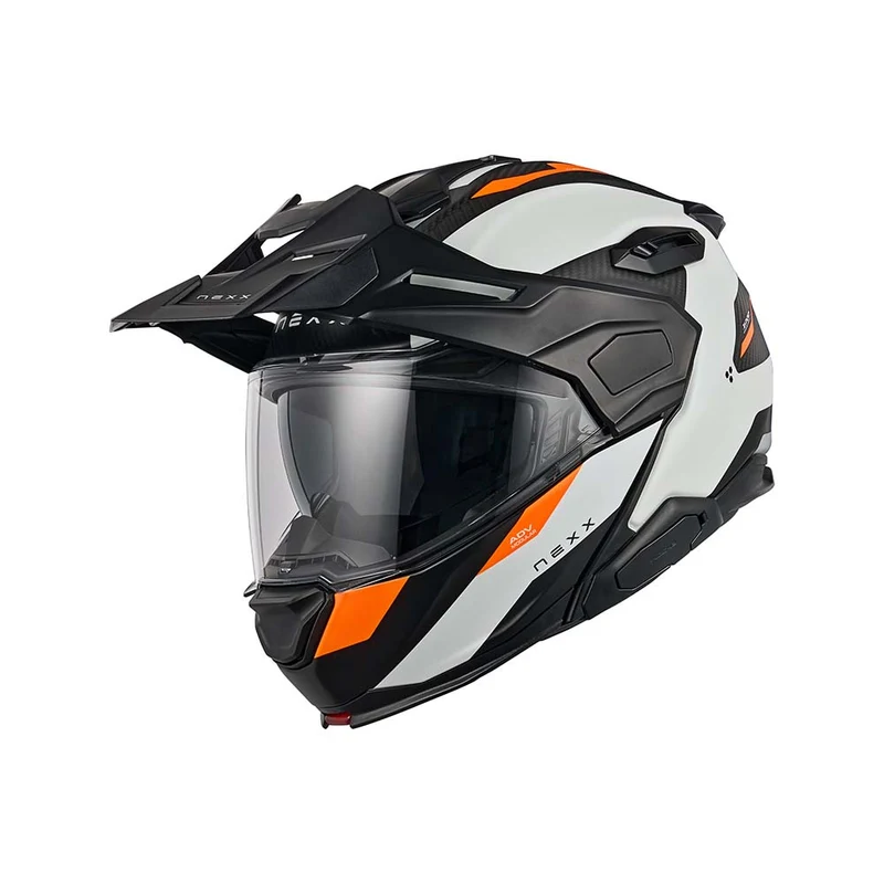 NEXX Helmet X.LFC TERRA CARBON WHITE.ORANGE