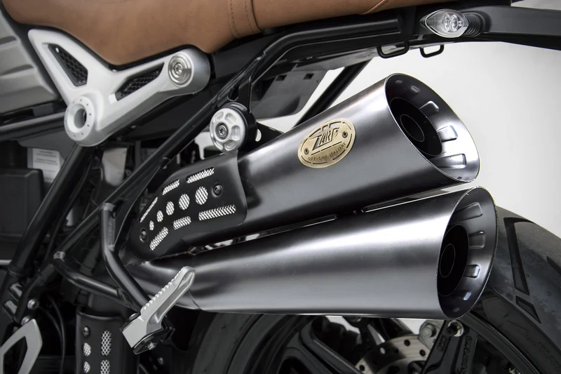 ZARD Hardy slip-on silencer for the R nineT Scrambler