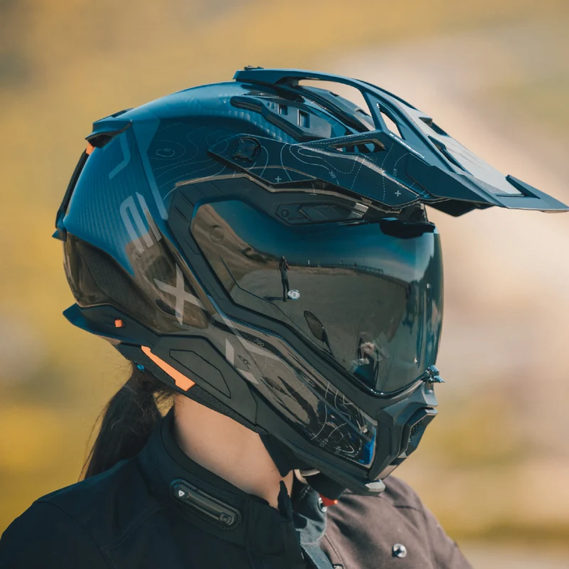 NEXX Helmet X.WED3 FURKA CARBON BLACK.GREY